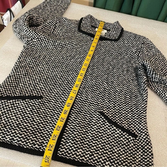 Talbots Wool blend Zip Jacket blazer jacket Small made in Hong Kong - Picture 7 of 8